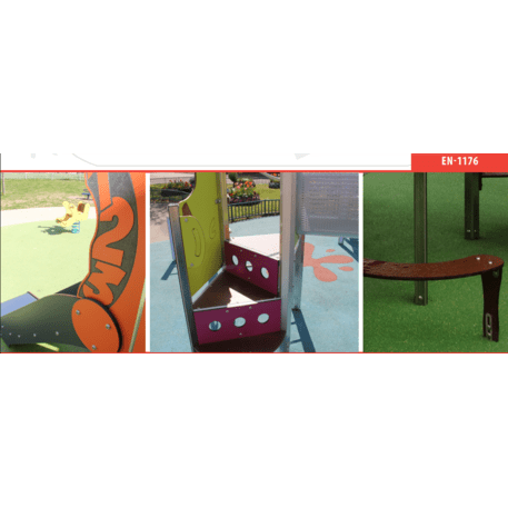 Žaidimų aikštelių kompleksas vaikams nuo 2 metų amžiaus – kolekcija 'MINI / MBG-2146_MI 09-1001-P99'