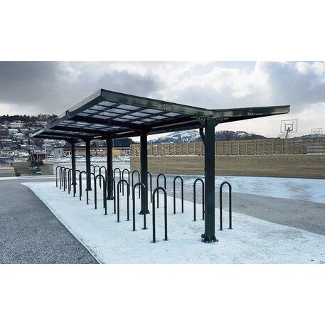 Dvipusė dviračių saugojimo stoginė 'University'