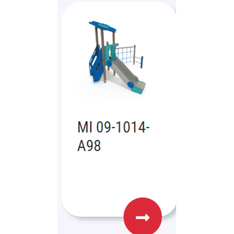 Žaidimų aikštelių kompleksas vaikams nuo 2 metų amžiaus – kolekcija 'MINI / MBG-2169_MI 09-1014-A99'