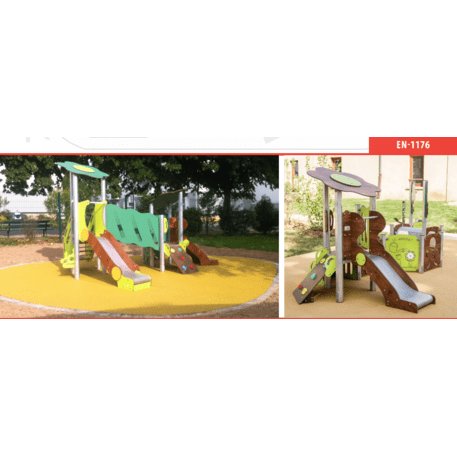 Žaidimų aikštelių kompleksas vaikams nuo 2 metų amžiaus – kolekcija 'MINI / MBG-2169_MI 09-1014-A99'