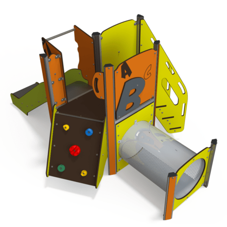 Žaidimų aikštelių kompleksas vaikams nuo 2 metų amžiaus – kolekcija 'MINI / MBG-2179_MI 09-1026-N99'