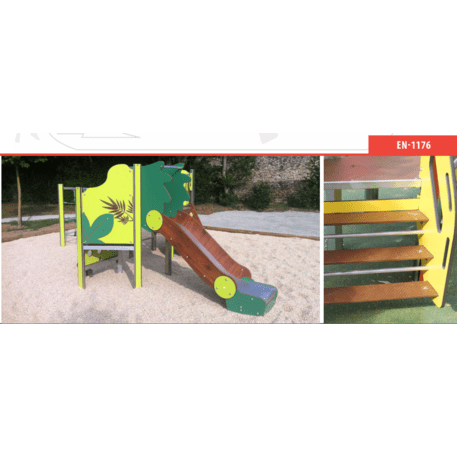 Žaidimų aikštelių kompleksas vaikams nuo 2 metų amžiaus – kolekcija 'MINI / MBG-2201_MI 09-1046-P15'