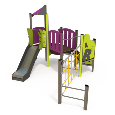 Žaidimų aikštelių kompleksas vaikams nuo 2 metų amžiaus – kolekcija 'MINI / MBG-2211_MI 09-2004-N99'