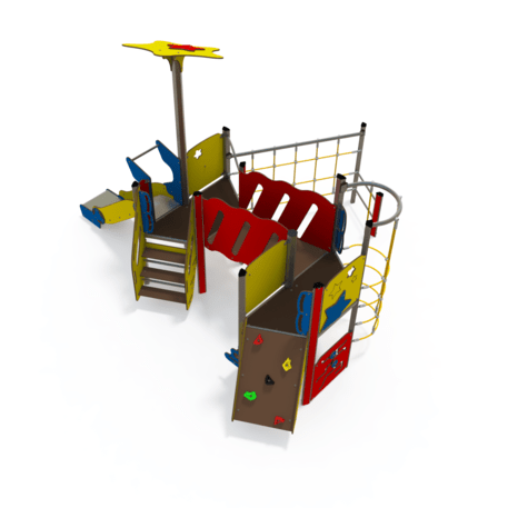 Žaidimų aikštelių kompleksas vaikams nuo 2 metų amžiaus – kolekcija 'MINI / MBG-2222_MI 09-2008-O99'