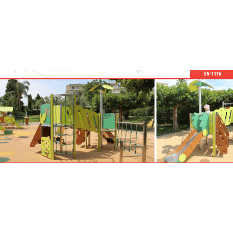 Žaidimų aikštelių kompleksas vaikams nuo 2 metų amžiaus – kolekcija 'MINI / MBG-2222_MI 09-2008-O99'