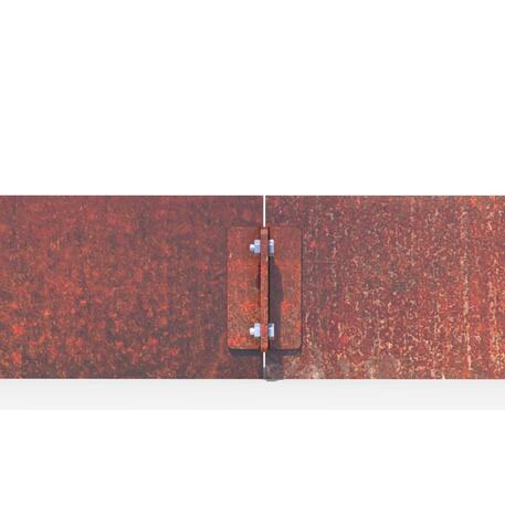 Corten plieno vejos atitvėrimo bortelis, 3 mm storio, aukštis nuo 150 iki 300 mm 'Premium / STF/06-15-01_01/MDL'