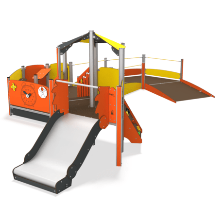 Žaidimų aikštelių kompleksas vaikams nuo 2 metų amžiaus – kolekcija 'MINI / MBG-2295_MI 09-2083-T02'