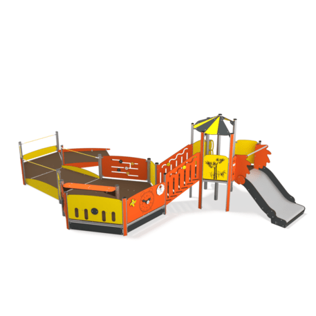 Žaidimų aikštelių kompleksas vaikams nuo 2 metų amžiaus – kolekcija 'MINI / MBG-2295_MI 09-2083-T02'