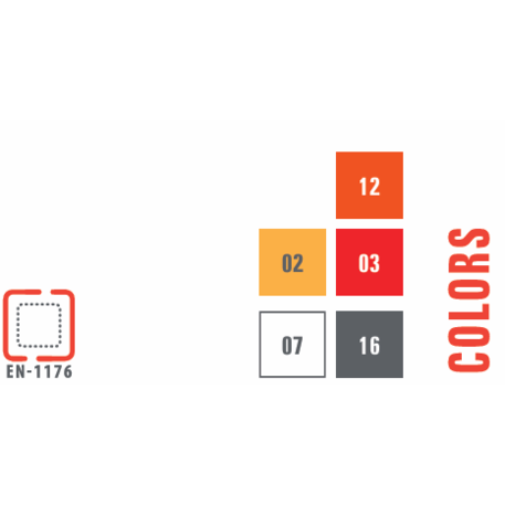 Žaidimų aikštelių kompleksas vaikams nuo 2 metų amžiaus – kolekcija 'MINI / MBG-2295_MI 09-2083-T02'