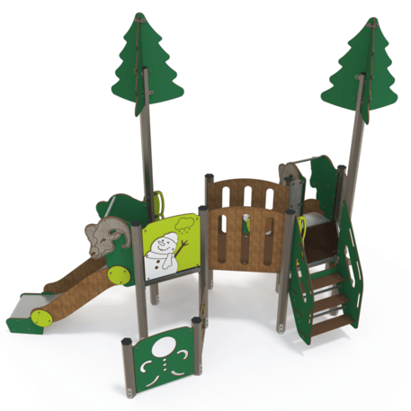 Žaidimų aikštelių kompleksas vaikams nuo 2 metų amžiaus – kolekcija 'MINI / MBG-2242_MI 09-2032-U99'