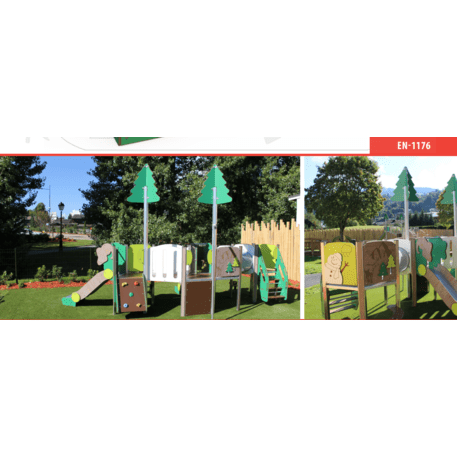 Žaidimų aikštelių kompleksas vaikams nuo 2 metų amžiaus – kolekcija 'MINI / MBG-2242_MI 09-2032-U99'