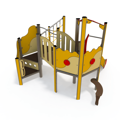Žaidimų aikštelių kompleksas vaikams nuo 2 metų amžiaus – kolekcija 'MINI / MBG-2300_MI 09-2088-E02'