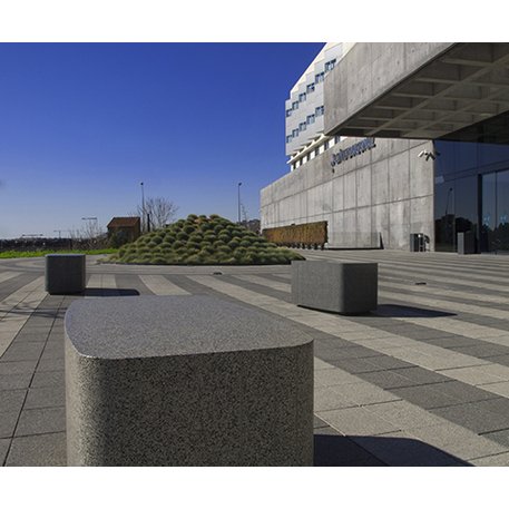 Betoninis modulinis suolas su LED apšvietimu 'Premium / Rectangular 100cm'