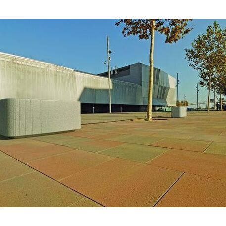 Betoninis modulinis suolas su LED apšvietimu 'Premium / Rectangular 100cm'