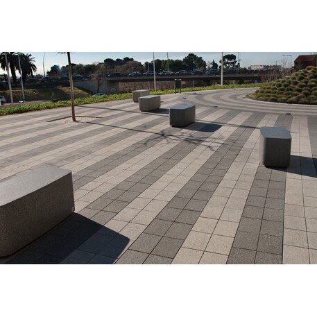 Betoninis modulinis suolas su LED apšvietimu 'Premium / Rectangular 100cm'