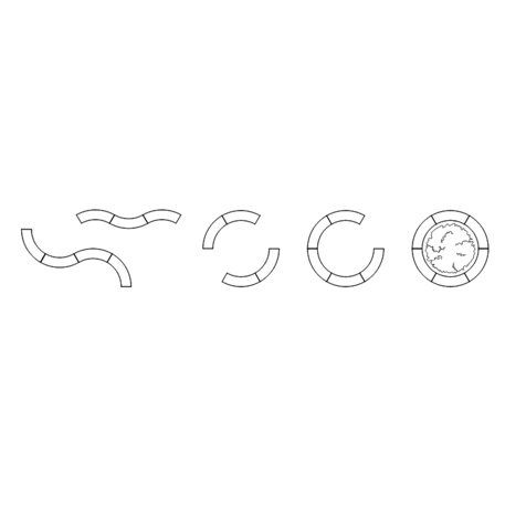 Betoninis modulinis suolas su LED apšvietimu 'Premium / Basic 50 / MDL_ 140cm'