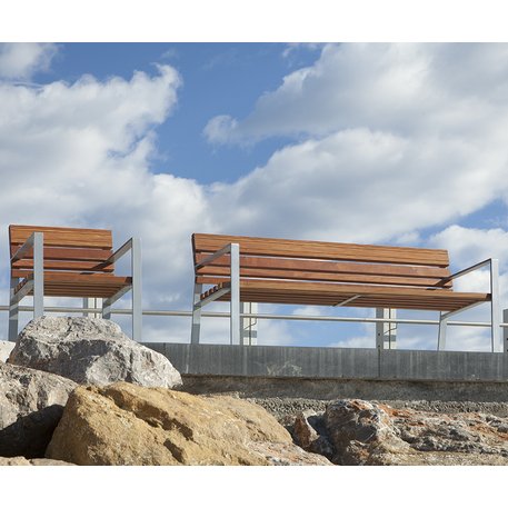 Metalinis suoliukas be atlošo 'Premium / Calmina 60cm/180cm/300cm'