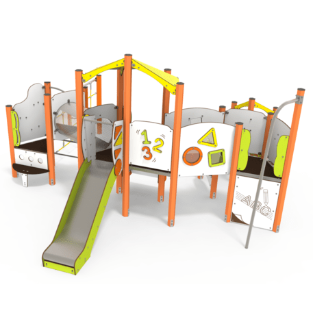 Žaidimų aikštelių kompleksas vaikams nuo 2 metų amžiaus – kolekcija 'MINI / MBG-2317_MI 09-3006-AC07'