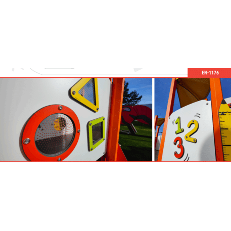 Žaidimų aikštelių kompleksas vaikams nuo 2 metų amžiaus – kolekcija 'MINI / MBG-2317_MI 09-3006-AC07'