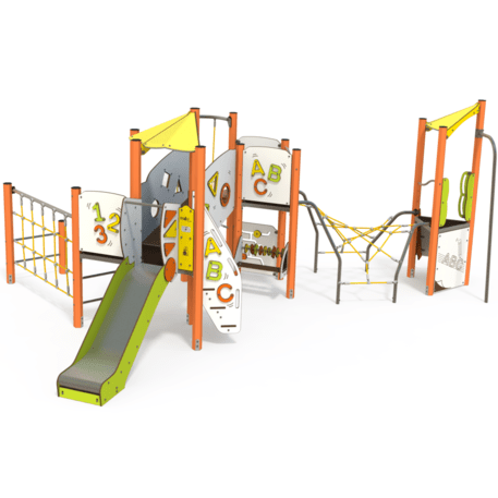 Žaidimų aikštelių kompleksas vaikams nuo 2 metų amžiaus – kolekcija 'MINI / MBG-2336_MI 09-3023-AC07'