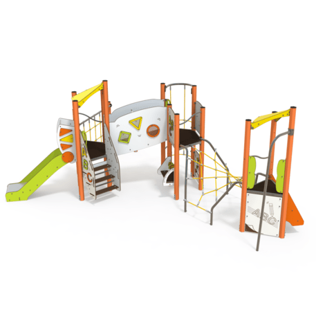 Žaidimų aikštelių kompleksas vaikams nuo 2 metų amžiaus – kolekcija 'MINI / MBG-2336_MI 09-3023-AC07'