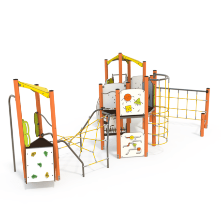 Žaidimų aikštelių kompleksas vaikams nuo 2 metų amžiaus – kolekcija 'MINI / MBG-2336_MI 09-3023-AC07'