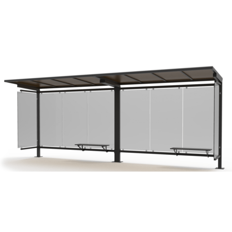 Autobusų stotelės stoginė, paviljonas 'MBG_5013 / Plaza 05'