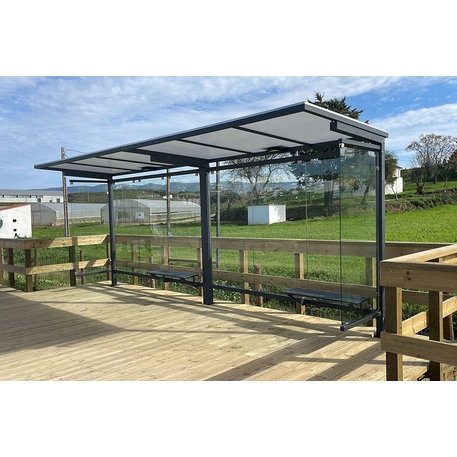 Autobusų stotelės stoginė, paviljonas 'MBG_5013 / Plaza 05'