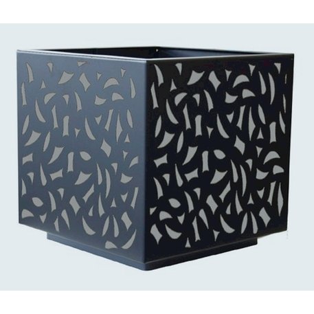 Kvadratinis metalinis lauko vazonas (gėlinė) 'Doha Quadra'