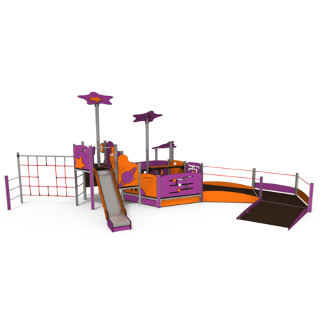 Žaidimų aikštelių kompleksas vaikams nuo 2 iki 10 metų amžiaus – kolekcija 'MAXI / MBG-2363_MA 12-1015-O18'
