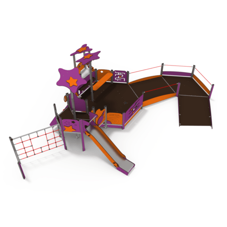 Žaidimų aikštelių kompleksas vaikams nuo 2 iki 10 metų amžiaus – kolekcija 'MAXI / MBG-2363_MA 12-1015-O18'