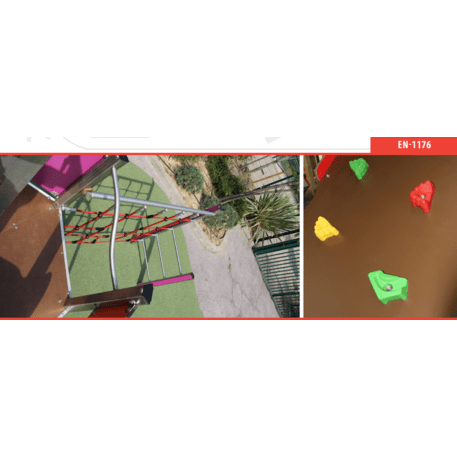 Žaidimų aikštelių kompleksas vaikams nuo 2 iki 10 metų amžiaus – kolekcija 'MAXI / MBG-2372_MA 12-1036-P15'