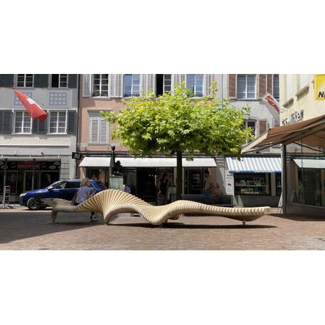 Lauko suoliukas-skulptūra viešosioms erdvėms „Climbslide 6.8“ iš kolekcijos Smartcity®