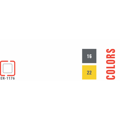 Spielplatzkomplex für Kinder von 2 bis 12 Jahren – Kollektion 'MEGA / MBG-2530_ME 18-1021-I22'