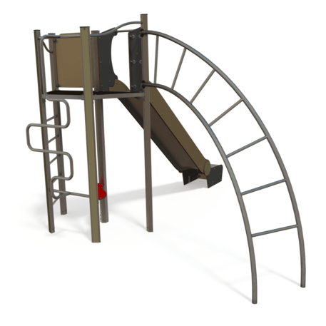 Spielplatzkomplex für Kinder von 2 bis 12 Jahren – Kollektion 'MEGA / MBG-2531_ME 18-1022-T01'