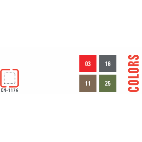 Spielplatzkomplex für Kinder von 2 bis 12 Jahren – Kollektion 'MEGA / MBG-2531_ME 18-1022-T01'