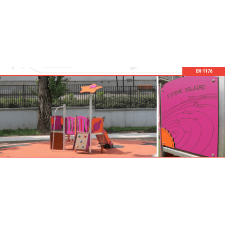 Complesso per parco giochi per bambini dai 2 anni – collezione 'MAXI / MBG-2424_MA 12-2070-O99'