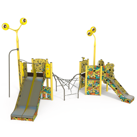 Spielplatzkomplex für Kinder ab 2 Jahren – Kollektion 'MAXI / MBG-2450_MA 12-2092-AB22'