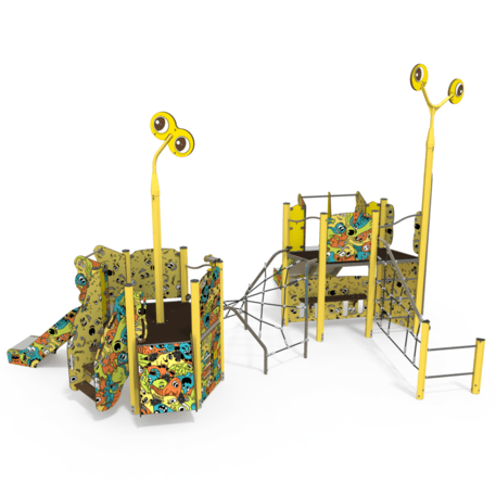 Spielplatzkomplex für Kinder ab 2 Jahren – Kollektion 'MAXI / MBG-2450_MA 12-2092-AB22'