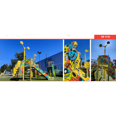 Spielplatzkomplex für Kinder ab 2 Jahren – Kollektion 'MAXI / MBG-2450_MA 12-2092-AB22'