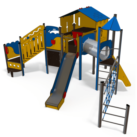 Spielplatzkomplex für Kinder ab 2 Jahren – Kollektion 'MAXI / MBG-2467_MA 12-3015-H99'