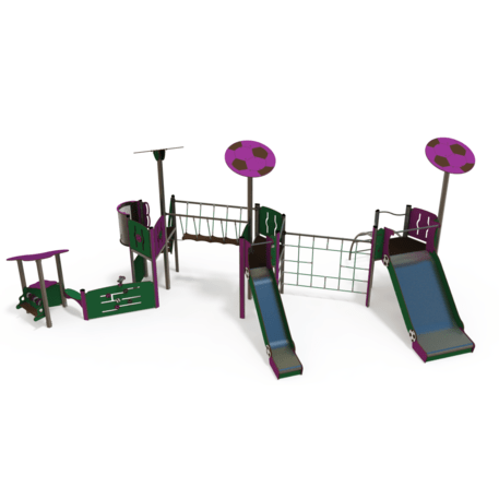 Bērnu rotaļu laukuma komplekss no 2 gadu vecuma – kolekcija 'MAXI / MBG-2475_MA 12-3044-T01'