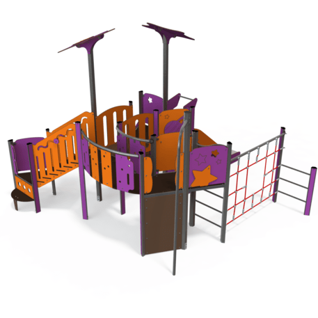 Žaidimų aikštelių kompleksas vaikams nuo 2 iki 10 metų amžiaus – kolekcija 'MAXI / MBG-2493_MA 12-4001-O18'