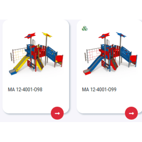 Žaidimų aikštelių kompleksas vaikams nuo 2 iki 10 metų amžiaus – kolekcija 'MAXI / MBG-2493_MA 12-4001-O18'