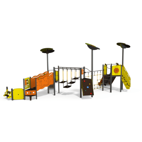 Kompleks placu zabaw dla dzieci od 2. roku życia – kolekcja 'MAXI / MBG-2501_MA 12-4013-T01'
