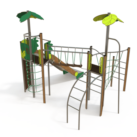 Žaidimų aikštelių kompleksas vaikams nuo 2 iki 12 metų amžiaus – kolekcija 'MEGA / MBG-2554_ME 18-2031-P99'