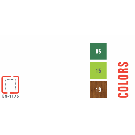 Žaidimų aikštelių kompleksas vaikams nuo 2 iki 12 metų amžiaus – kolekcija 'MEGA / MBG-2554_ME 18-2031-P99'