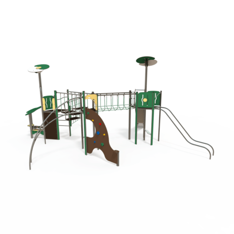 Žaidimų aikštelių kompleksas vaikams nuo 2 iki 12 metų amžiaus – kolekcija 'MEGA / MBG-2573_ME 18-3014-I05'