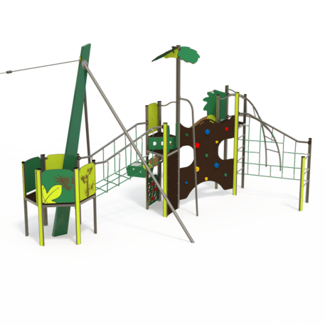 Žaidimų aikštelių kompleksas vaikams nuo 2 iki 12 metų amžiaus – kolekcija 'MEGA / MBG-2598_ME 18-3039-P15'