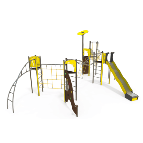 Žaidimų aikštelių kompleksas vaikams nuo 2 iki 12 metų amžiaus – kolekcija 'MEGA / MBG-2623_ME 18-4030-I22'